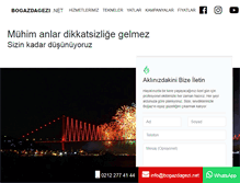 Tablet Screenshot of bogazdagezi.net